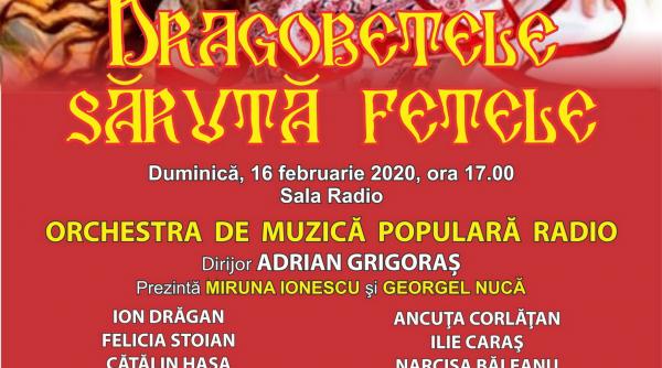dragobetele saruta fetele concert folcloric la sala radio