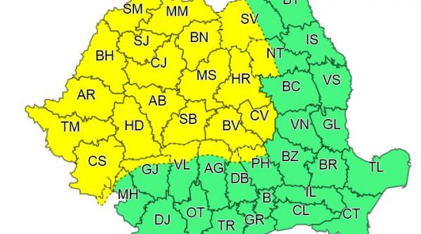 alerta anm mai mult de jumatate din tara sub cod galben de vant puternic luni dimineata