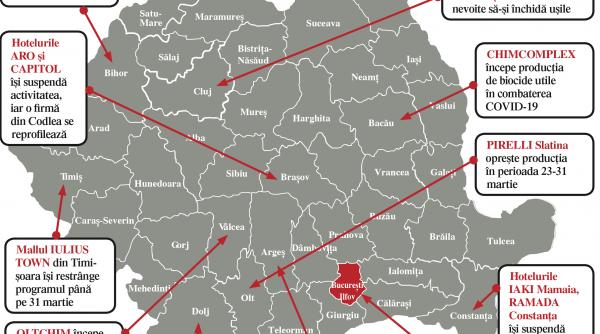 harta economica a crizei covid