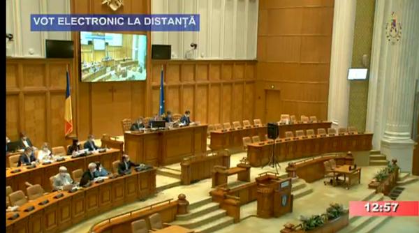 parlamentul a votat in unanimitate decretul prezidential privind starea de urgenta