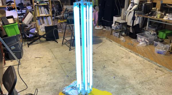 o companie autohtona a creat un robot de dezinfectie care va ajuta la stoparea pandemiei de coronavirus