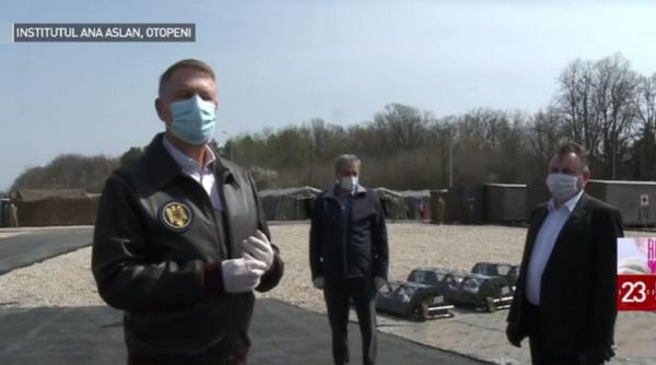 iohannis si orban viziteaza spitalul militar de campanie rol ii destinat pacientilor infectati cu covid 19