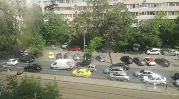 trafic intens in capitala in plina pandemie de coronavirus