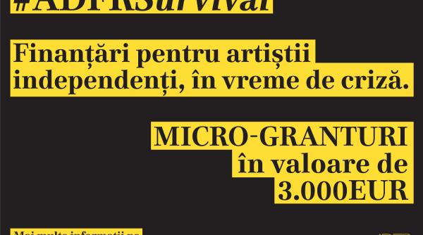 micro granturile adfrsurvival vor ajunge la 6 artisti independenti din industria cinematografica autohtona