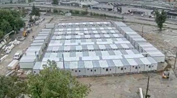 foto cum arata noul spital modular covid 19 din bucuresti