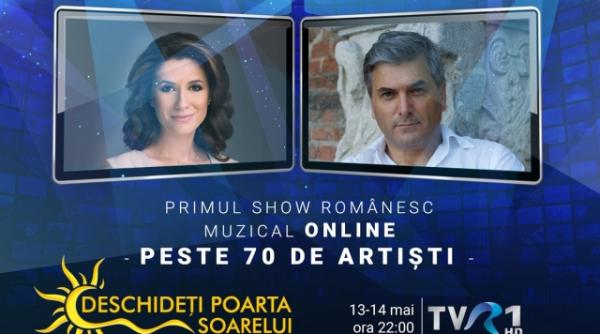 deschideti poarta soarelui primul show de televiziune din romania inregistrat online cu peste 70 de artisti