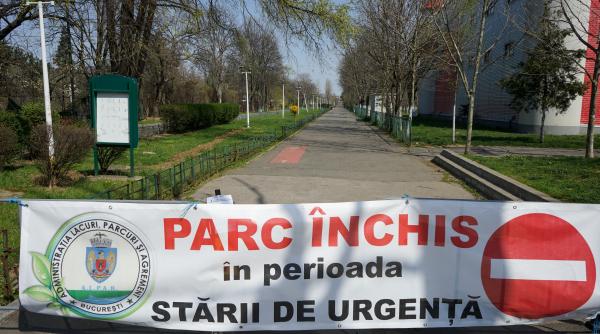decizie parcurile din capitala se deschid la incetarea starii de urgenta