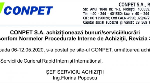 anunt conpet