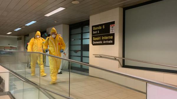 masuri sanitare speciale pe aeroportul otopeni