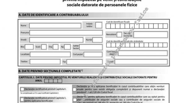 declaratia unica cu bonificatiile de pana la 10 a fost publicata in monitorul oficial