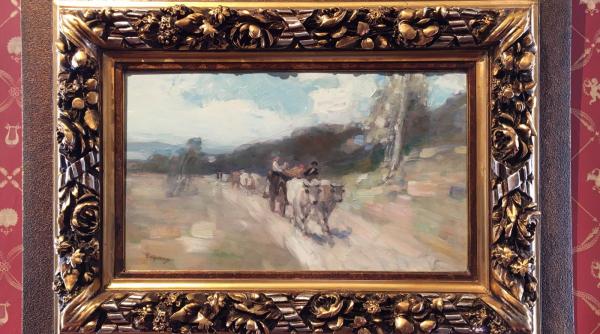 carele cu boi un apogeu al creatiei grigoresciene vandute la licitatie