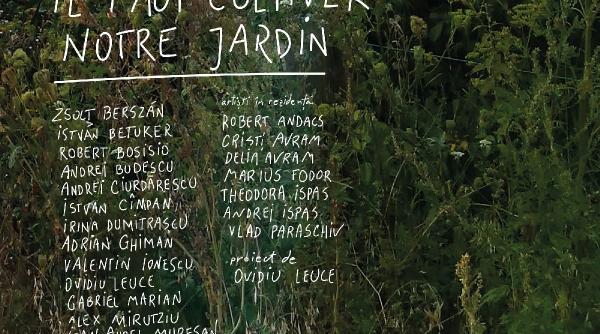 comunitatea artistica din centrul de interes invita publicul in gradina sa la o expozitie care reuneste lucrarile a 24 de artisti