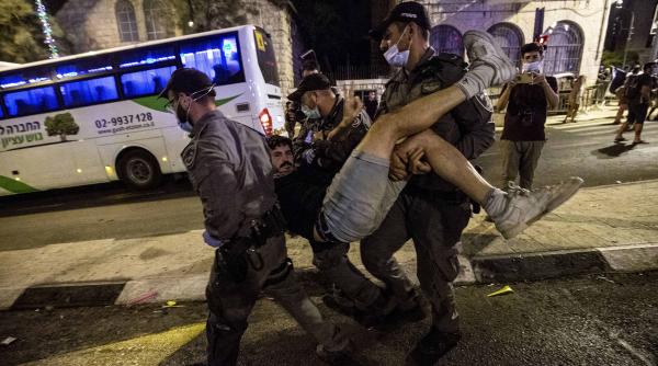 arestari in israel la protestele antiguvernamentale