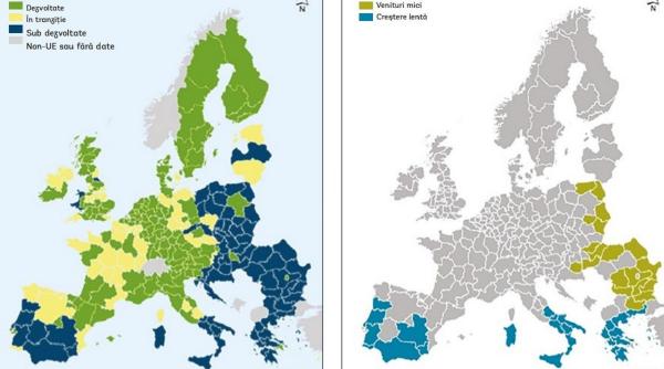romania are sapte regiuni pe harta subdezvoltarii