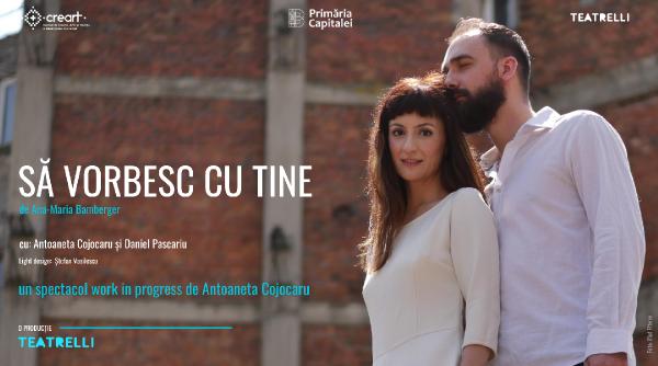 sa vorbesc cu tine o productie teatrelli despre iubire in montarea speciala a actritei antoaneta cojocaru poate fi vazuta in aer liber intr un nou spatiu cultural caro cultura
