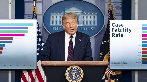 trump recunoaste ca a mintit in privinta covid