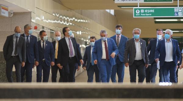 klaus iohannis participa la inaugurarea metroului din drumul taberei