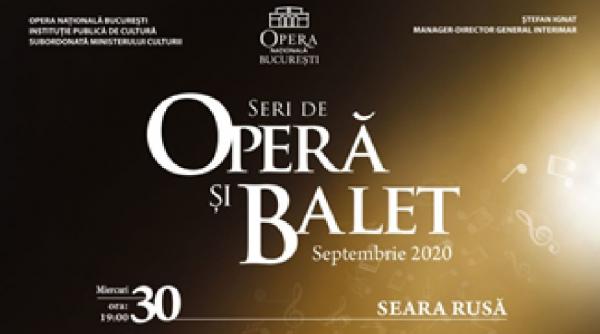 seara rusa un nou spectacol pe scena operei nationale bucuresti
