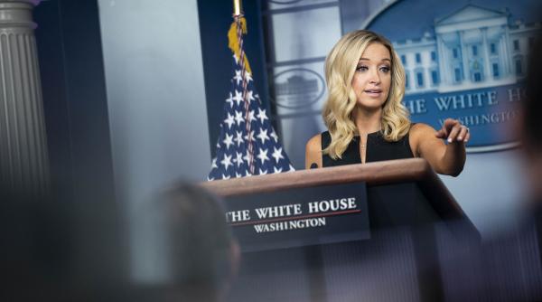 portavocea casei albe infectata cu noul coronavirus