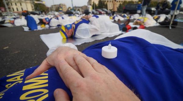 membrii federatiei solidaritatea sanitara protesteaza joi in fata guvernului