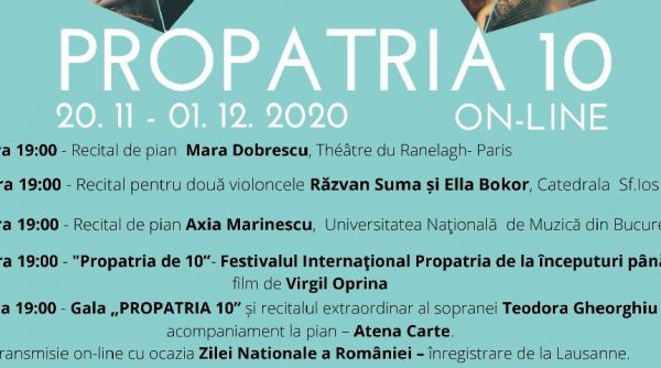festivalul international propatria tinere talente romanesti editia a x a