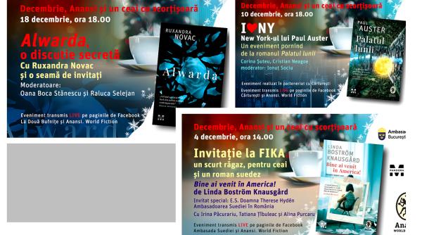 anansi ii invita pe iubitorii de literatura la povesti si un ceai cu scortisoara