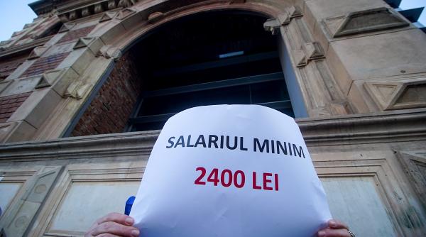 majorarea salariului minim scoate sindicatele in strada