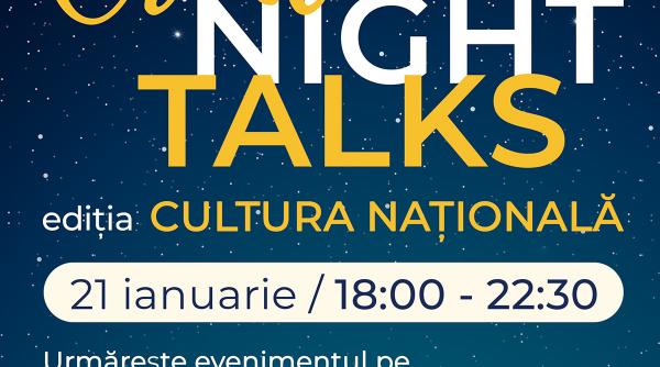 creative night talks editia cultura nationala va avea loc online pe 21 ianuarie