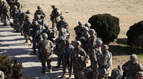 peste 150 de membri ai garzii nationale care au asigurat securitatea la investrea lui biden depistati cu covid