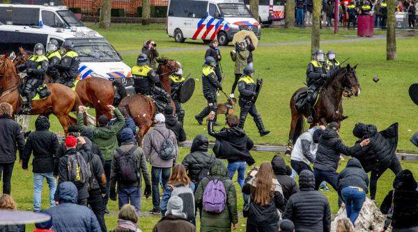 noi proteste in olanda fata de restrictiile antiepidemice