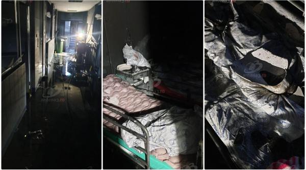 exclusiv antena 3 primele imagini din saloanele distruse in incendiul de la institutul matei bals