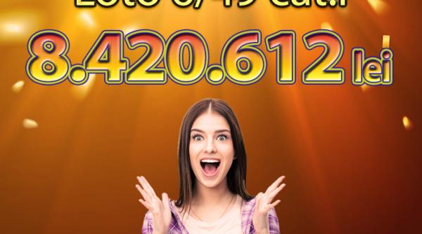 marele premiu la loto 6 49 a fost castigat biletul norocos a fost jucat in bucuresti