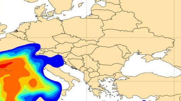 un nor de praf saharian va fi prezent mai multe zile deasupra romaniei