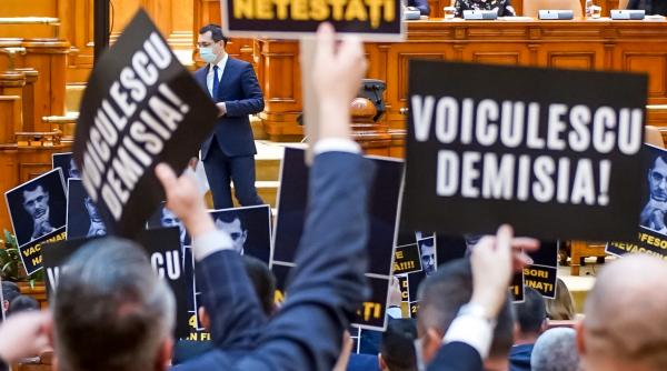 video motiunea simpla depusa de psd impotriva lui vlad voiculescu dezbatuta in camera deputatilor