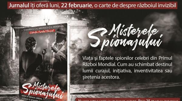 jurnalul iti ofera luni 22 februarie o carte de despre razboiul invizibil misterele spionajului