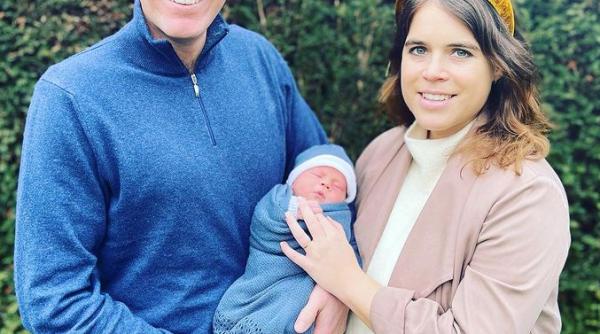 printesa eugenie a publicat primele imagini cu fiul sau nascut de cateva zile