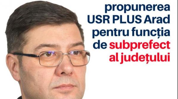 pnl arad critica usr pentru ca a nominalizat pentru functia de subprefect in judet un fost membru psd