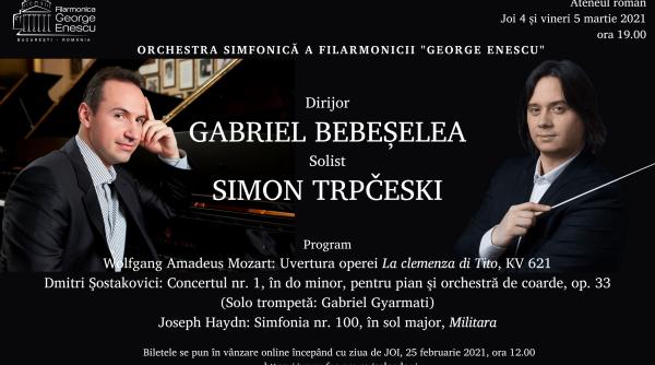se pun in vanzare bilete pentru concertul dirijat de gabriel bebeselea pe 4 si 5 martie