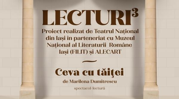 premiera la teatrul national iasi spectacolul lectura ceva cu taitei deschide cea de a doua editie a proiectului lecturi