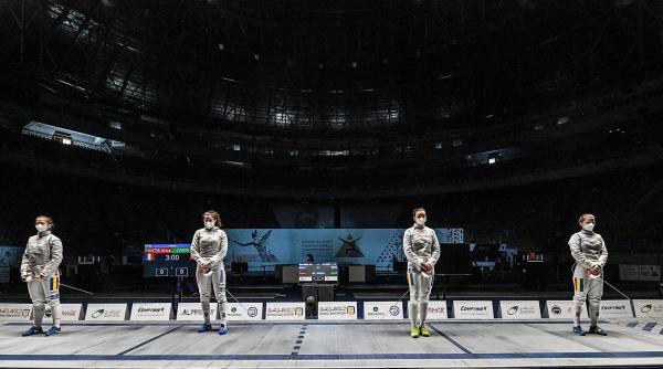 echipa feminina de sabie a romaniei a castigat medalia de bronz la mondialele pentru juniori de la cairo