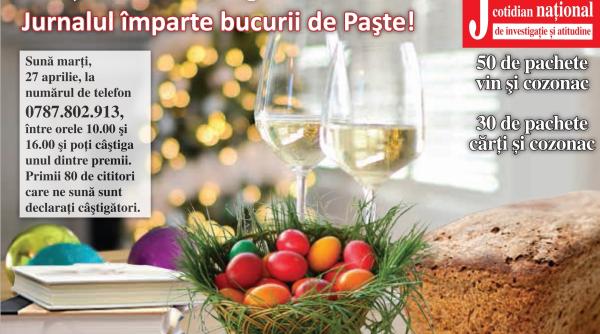 regulamentul campaniei jurnalul imparte bucurii de paste