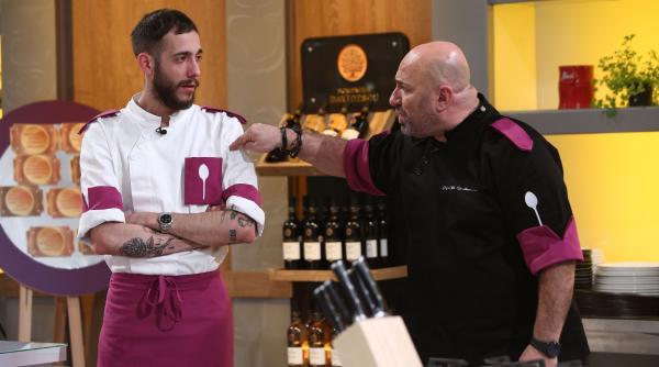echipa mov pierde primul bucatar in sezonul 9 chef scarlatescu pune in joc prima amuleta toata lumea era panicata