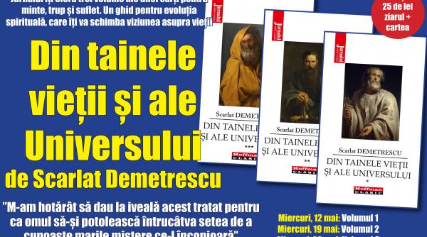 din tainele vietii si ale universului de scarlat demetrescu o carte care va va schimba viziunea asupra vietii exclusiv cu jurnalul