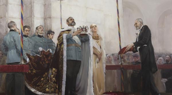 elena bria autoare a unei incoronari gigantice pictorita cu o tusa de sargent revelatie a artei basarabene vine in romania pentru a expune la arbor art room