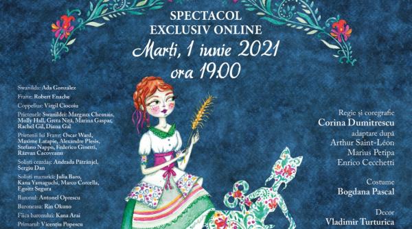 coppelia transmis online de opera nationala bucuresti cu ocazia zilei internationale a copilului