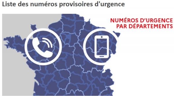 blocaj in franta numerele pentru urgente inaccesibile