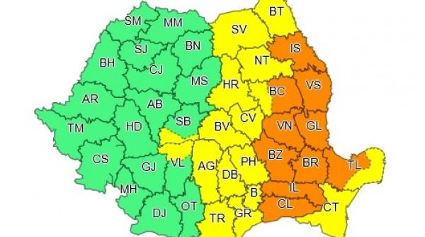 cod portocaliu de fenomene extreme