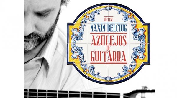 azulejos de guitarra recital maxim belciug in curtea interioara a institutului cervantes din bucuresti