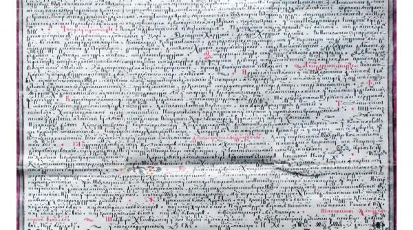 documente medievale in expunere la palatul sutu