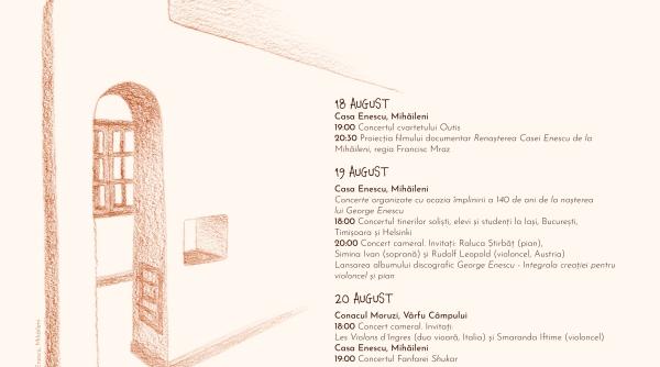 concerte pe siret 140 de ani de la nasterea lui george enescu